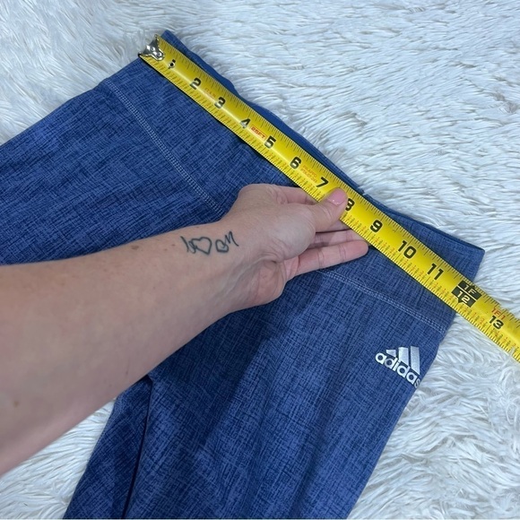 ADIDAS WOMENS CLIMALITE STUDIO MID RISE 3/4 PERFORMANCE TIGHTS Small - Picture 3 of 12
